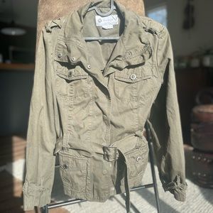 Army green jacket